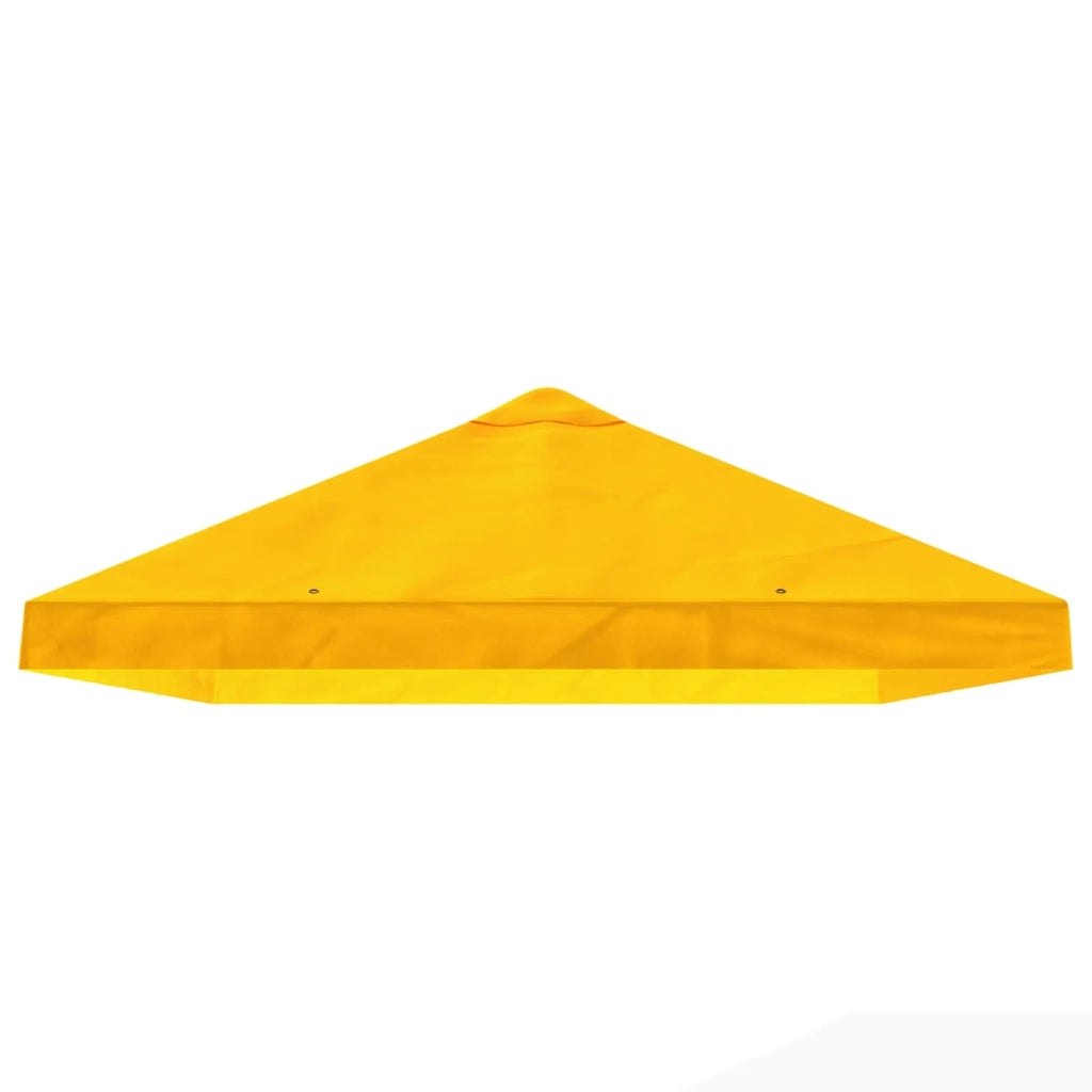 Copertura Tenda Gazebo 6 x 3 m Giallo Poliestere 190 900405