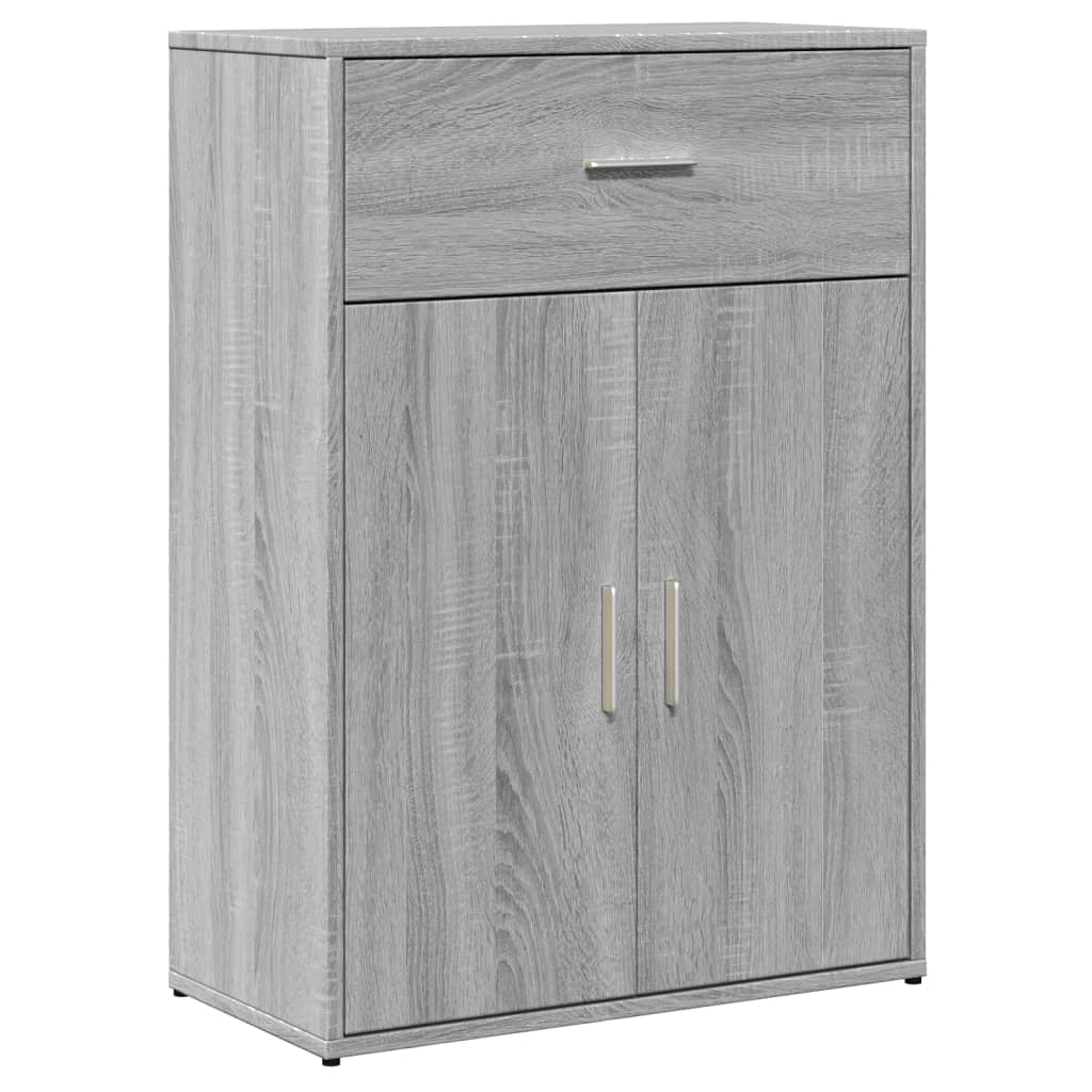 Buffet credenza cassettiera armadio mobile contenitore organizer cucina soggiorno Sonoma 60 x 30 x 84 cm legno ingegnerizzato grigio 02_0036384