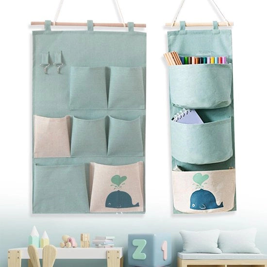 Organizzatore per parete, 2 pezzi, contenitore di stoccaggio, per ingresso, guardaroba, contenitore di stoccaggio, organizzatore per parete, appeso