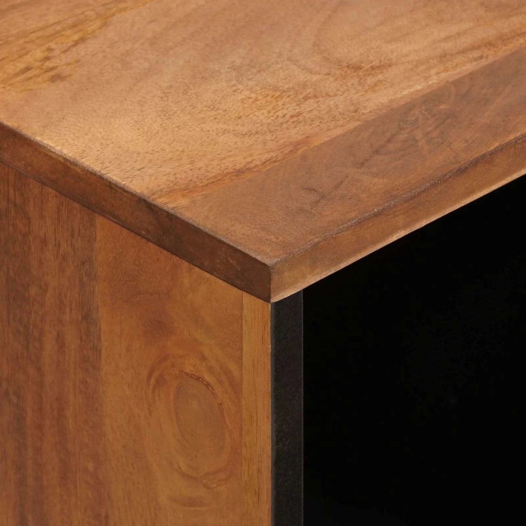 Credenza con porta Finitura Marrone Acacia 80 x 33 x 75 cm 4017927