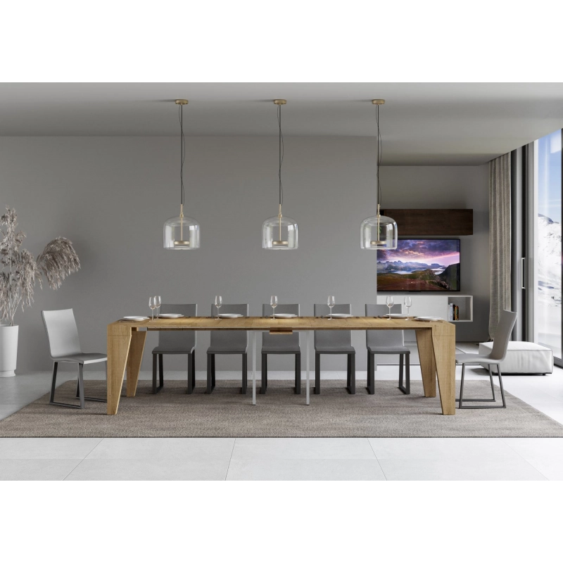 Consolle allungabile 90x40/300 cm Naxy - Quercia Natura