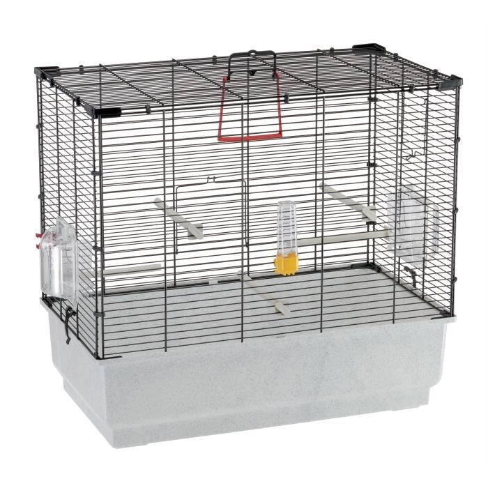 Gabbia per canarini - FERPLAST - PIANO 4 - 59 x 33 x 55 cm - Nero