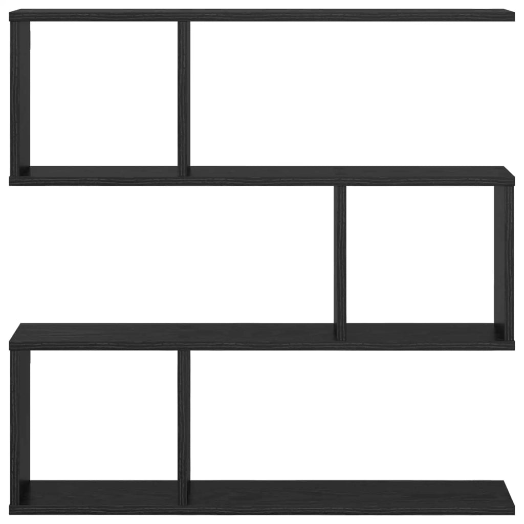 Scaffale da parete Rovere Nero 80 x 12 x 79,5 cm 8012277
