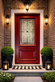 Porta d'ingresso Modello Canada Dimensioni 215X90 Pousant destro (Tabella dimensioni) senza maniglia