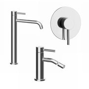 Set miscelatori: lavabo alto bidet senza scarico e incasso doccia monocomando cromato | Bette