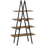 Libreria Scaffale 4 Livelli ¨C Zephmum ¨C Truciolato Acciaio
