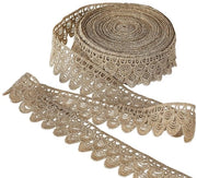 Decorazione di Sposa - Lint a Trefoli 33mm - Fili di Poliestere Giallo - 10 Metri - Decorazione di Sposa - Cucito DIY - Decorazioni per Carte