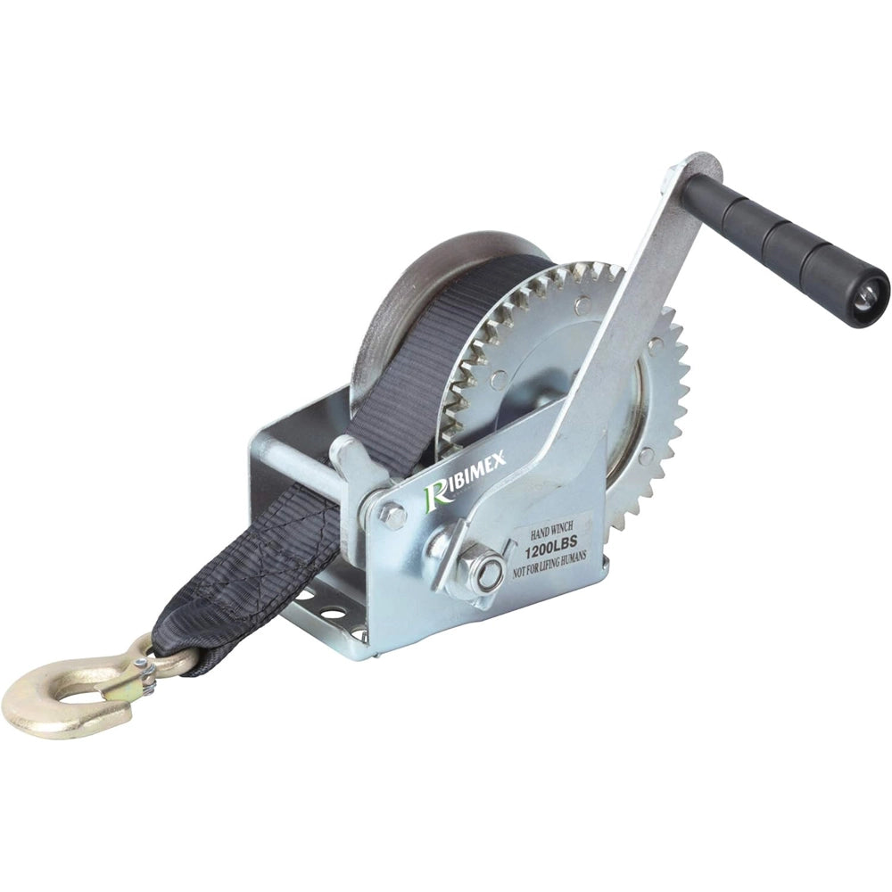 VERRICELLO MANUALE A CINGHIA 7mt ARGANO PARANCO PORTATA MAX 540KG RIBIMEX PRTRM540S