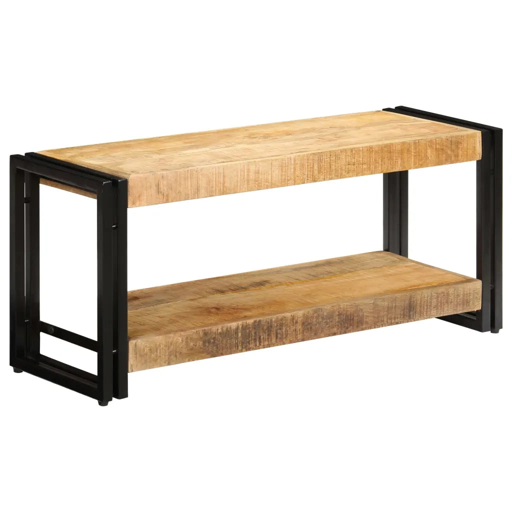 Mobile Porta TV 90x30x40 cm in Legno Massello di Mango