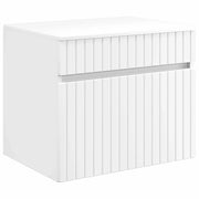 Mobiletto da Bagno a Muro Bianco 59 x 44,5 x 50 cm