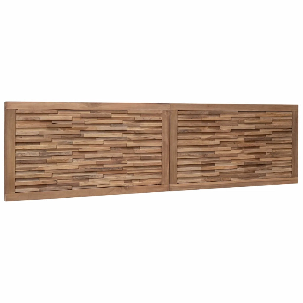 Testiera Naturale Legno di teak solido