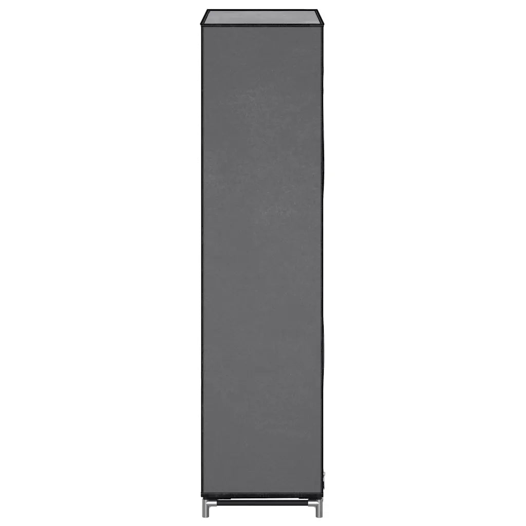 Scarpiera | Mobile per scarpe Coperta Grigia 58x28x106 cm in Tessuto