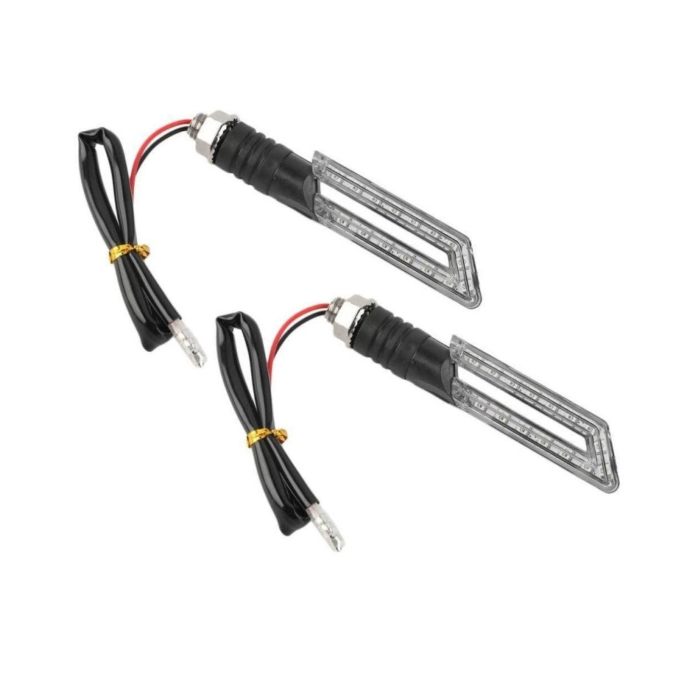 Trade Shop - Luce 15 Led Universale Indicatori Di Direzione Sterzo Frecce Per Moto Scooter -