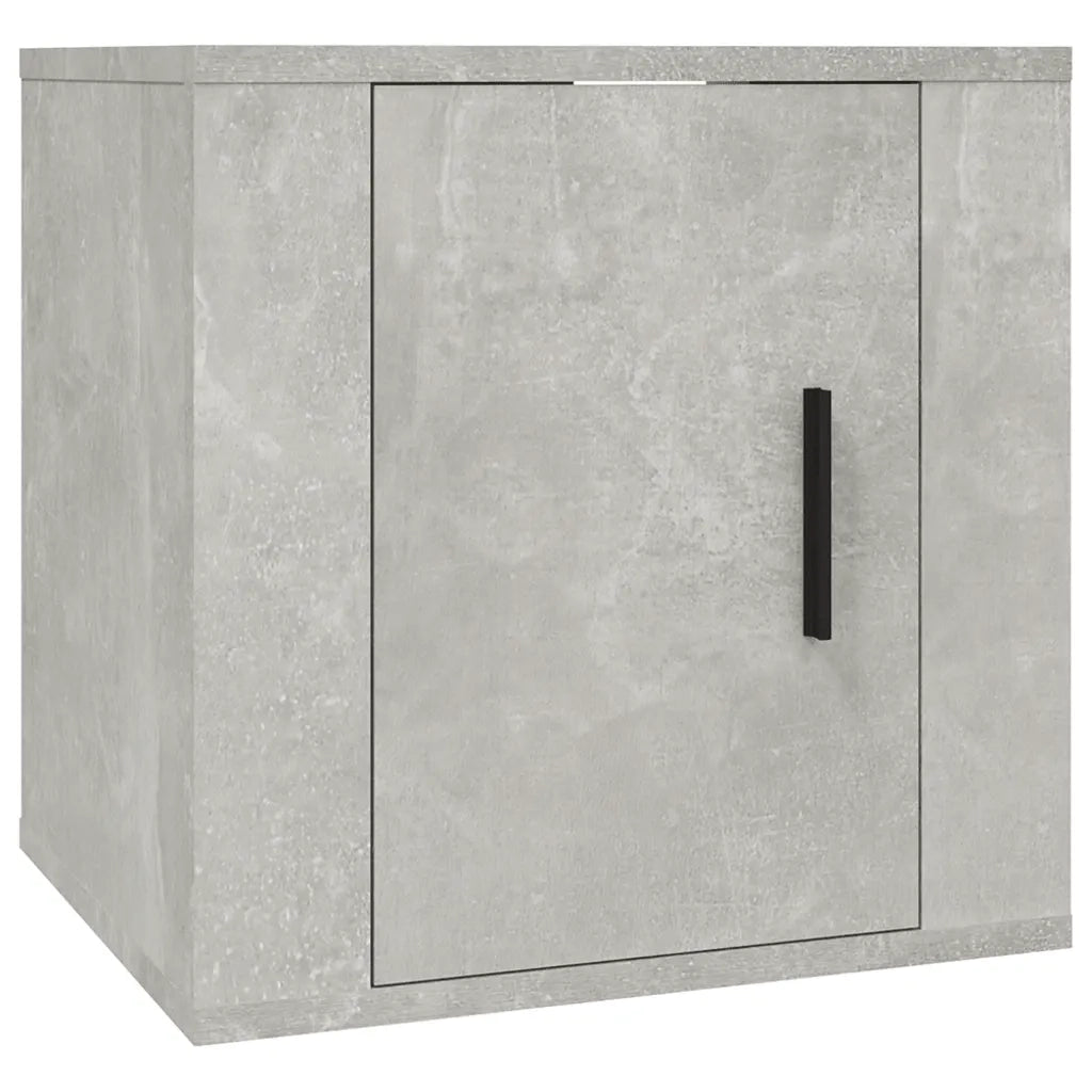 Mobile TV a Parete | Armadietto TV | Mobile Porta TV Grigio Cemento 40x34,5x40 cm