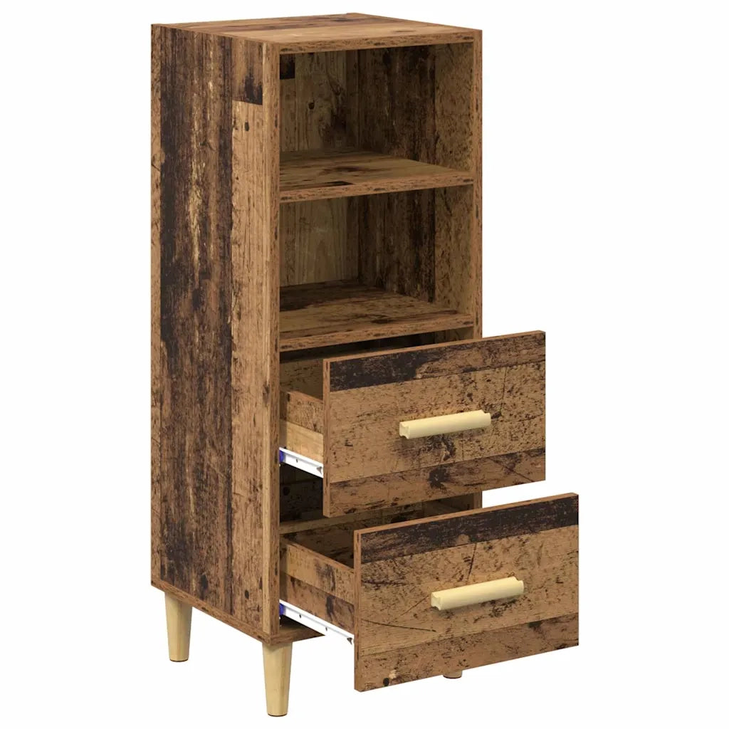Credenza-Buffet-Armadio da cucina Legno vecchio 34 x 34,5 x 90 cm Legno multistrato 273500