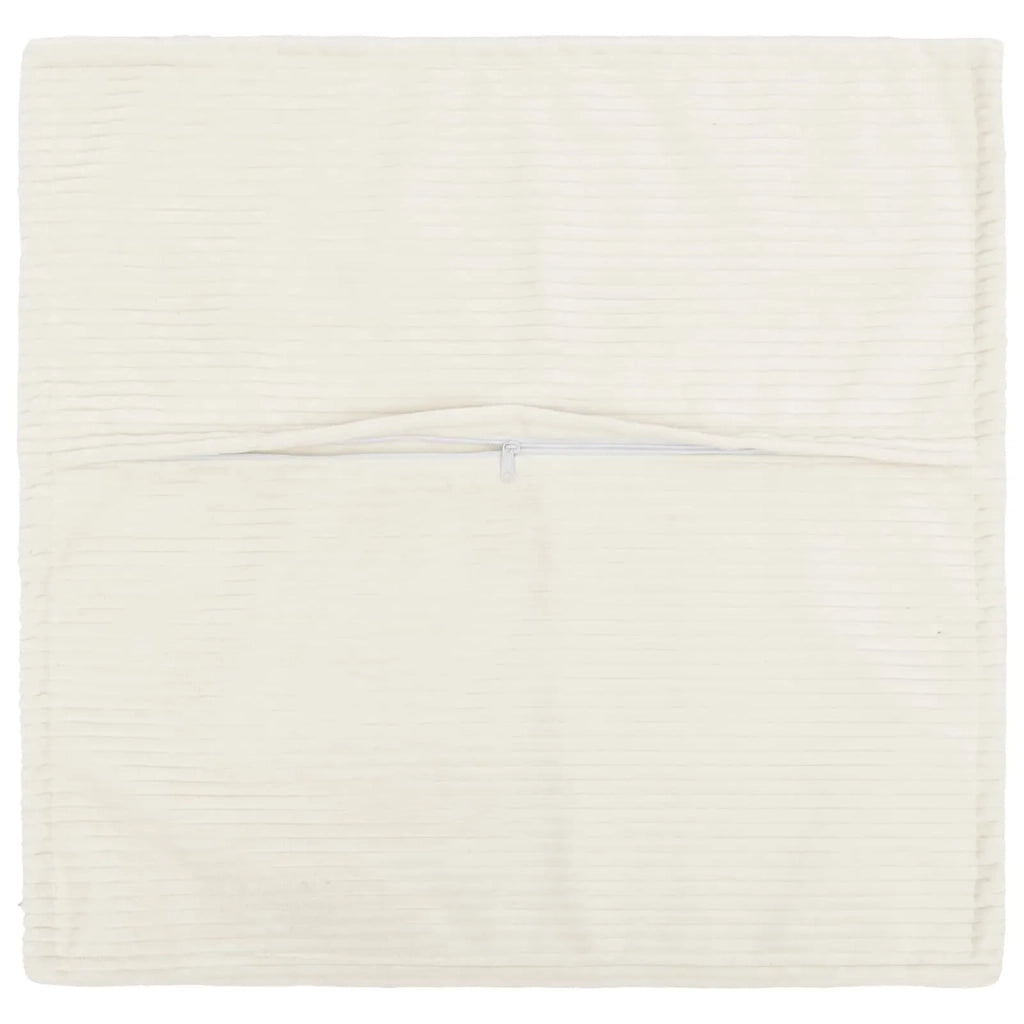 Federa 6 pz HOUTEN Crema 65 x 65 cm corduroy 921032