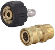 Fittings per accessorio per aspiratore ad alta pressione - set di connettori veloci M22 1/4 pollici - 1 connettore veloce 1 connettore femmina