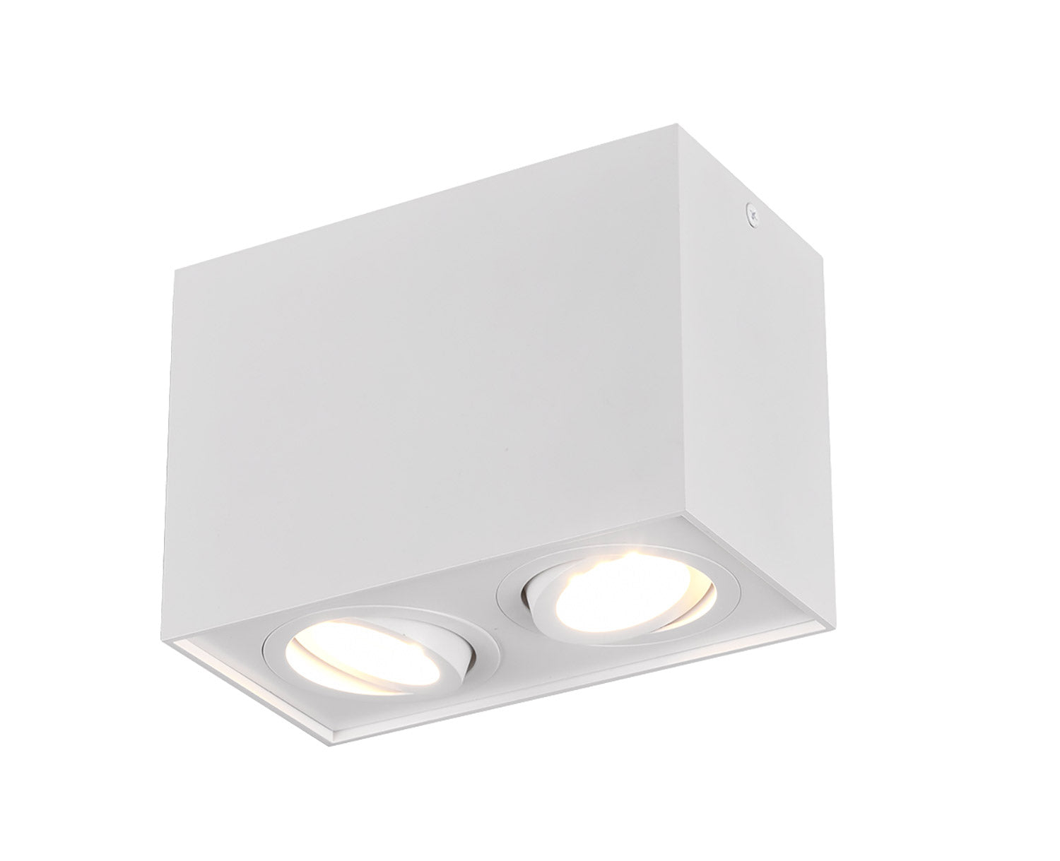 Plafoniera da Interno Attacco GU10 in Metallo Bianco Opaco