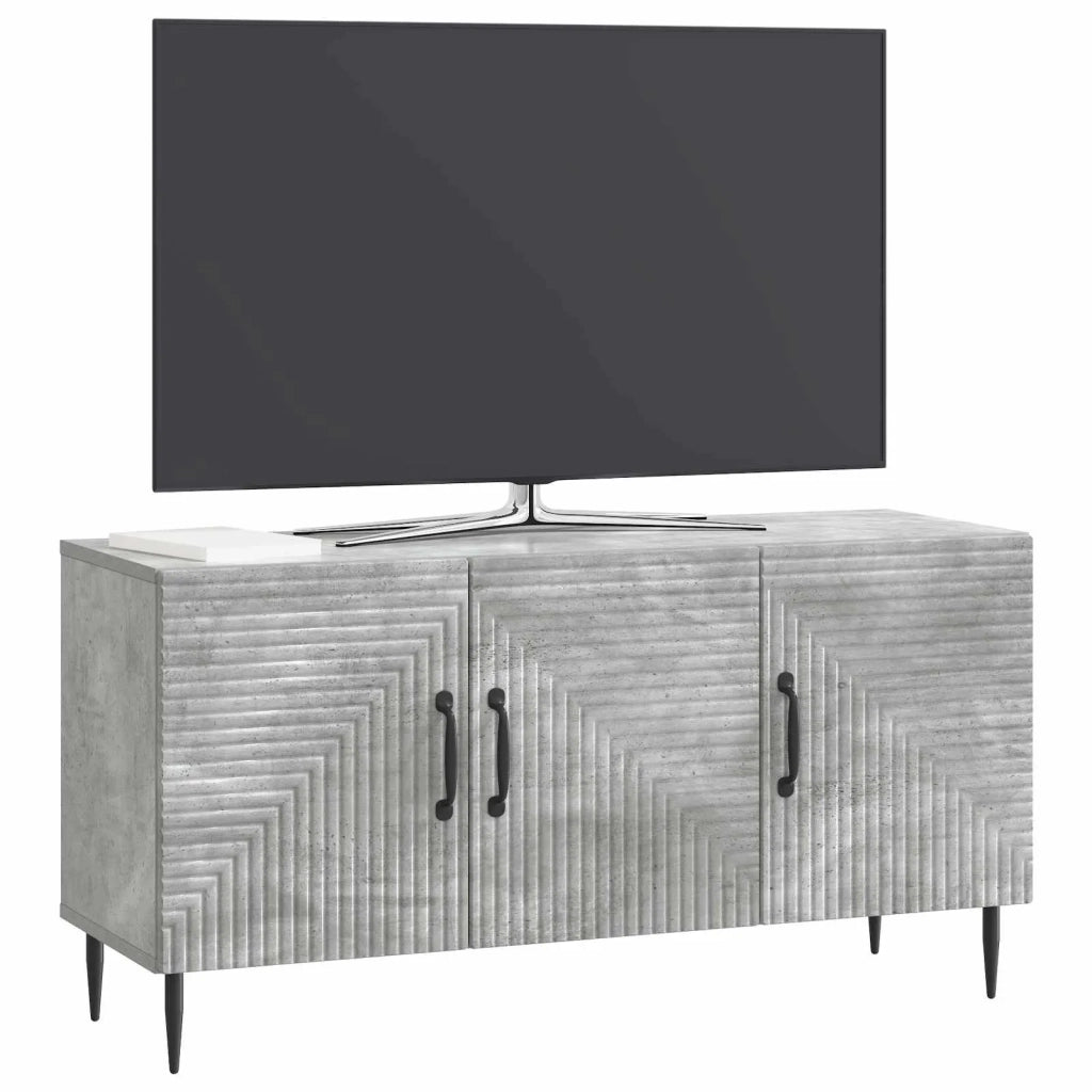 Mobile TV Grigio Cemento 99 x 34,5 x 50 cm Legno ingegnerizzato