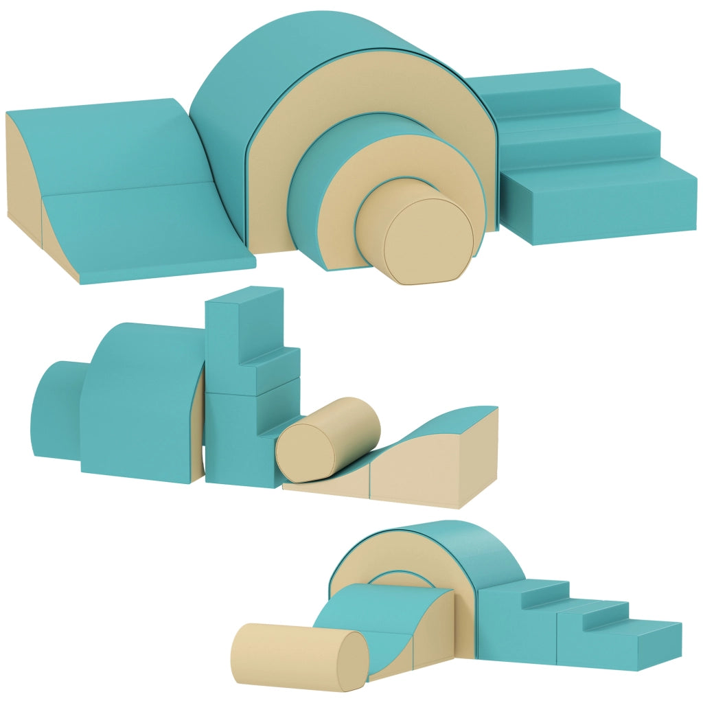 Set 5 Blocchi Morbidi Schiuma ¨C Xylo ¨C Bambini Forme Creative Verde