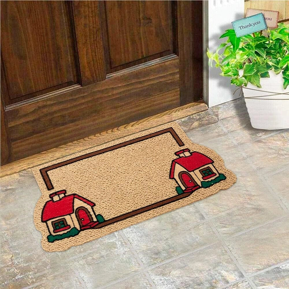 Zerbino Ingresso Antiscivolo Asciugapassi Entrata Assorbente Rettangolare 40X70 cm Dis.I