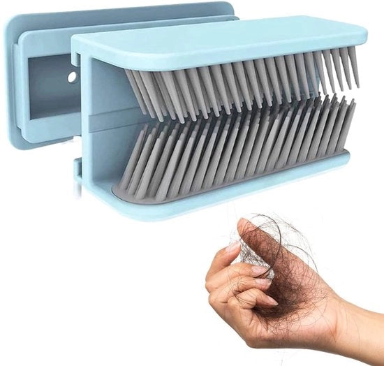 Capocapelli in Silicone - Adesivo per Parete - Capocapelli Autoadesivo - Capocapelli Riciclabili (Blu)