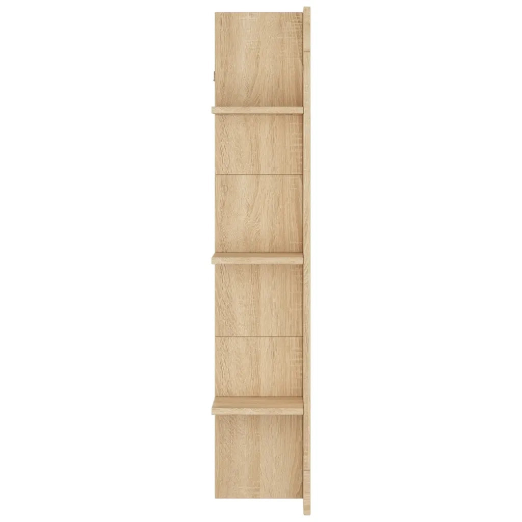 Mobile porta TV assemblato in legno composito 152 x 22 x 113 cm design di tendenza con vano contenitore in rovere Sonoma 02_0049270