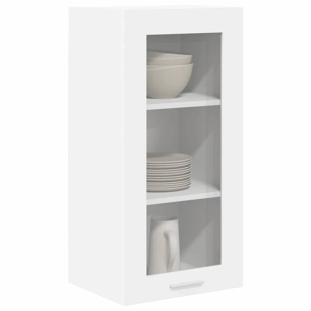 Armadio pensile 2 pcs Bianco 40 x 31 x 80 cm Legno multistrato 884299