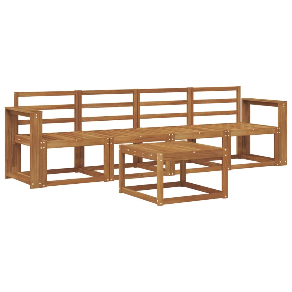Set di divani da esterno 5 pcs Naturale