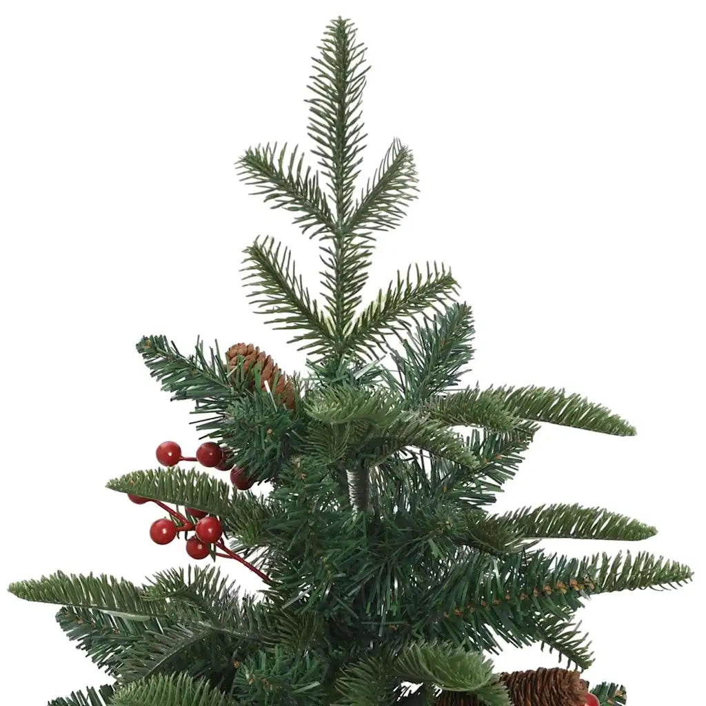 Albero di Natale artificiale con 150 LED Verde 150 cm 3395542