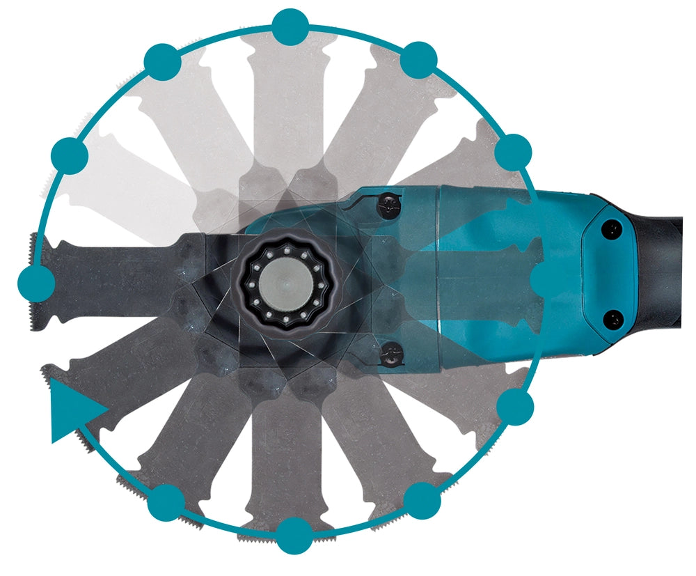 Makita DTM53Z – multifunzione vibrante 18V Brushless ristretto solo corpo