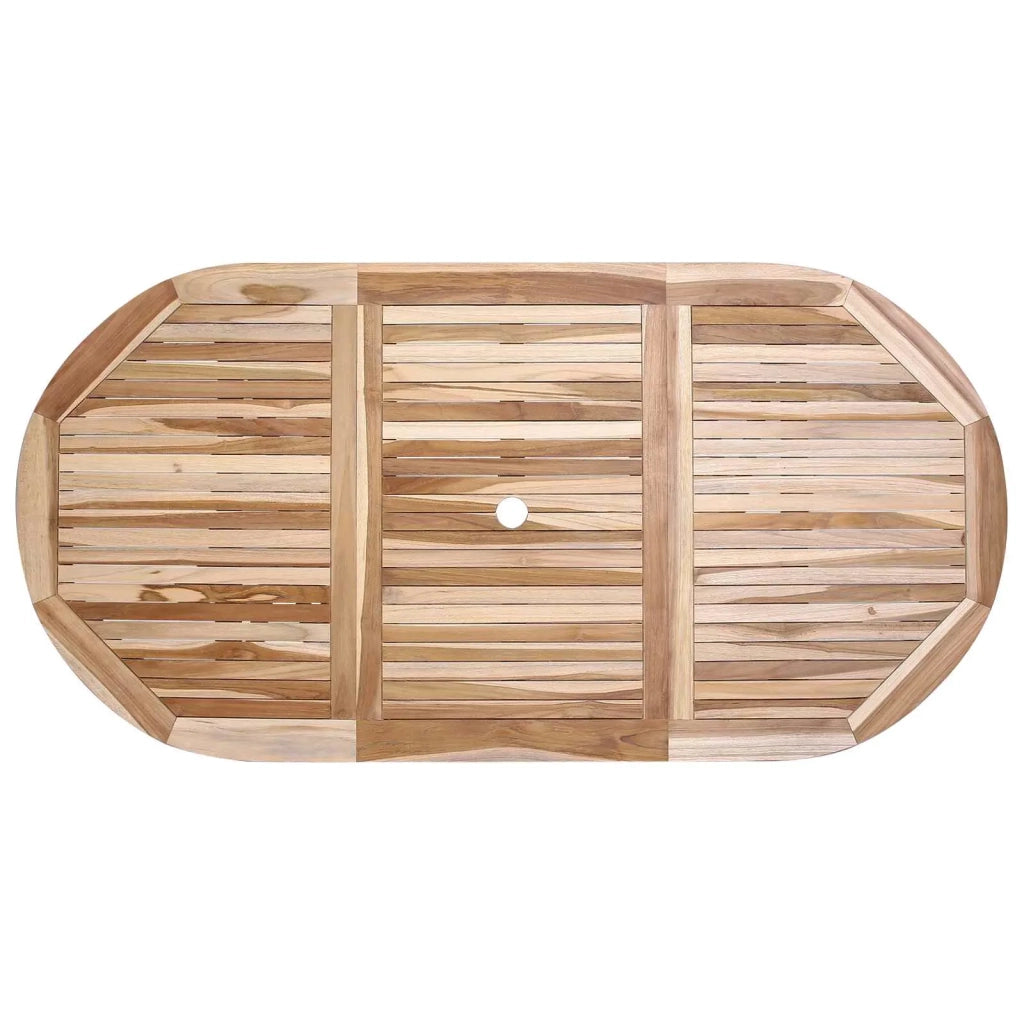Tavolo da Giardino Pieghevole Naturale 160 x 80 x 76 cm 42028480