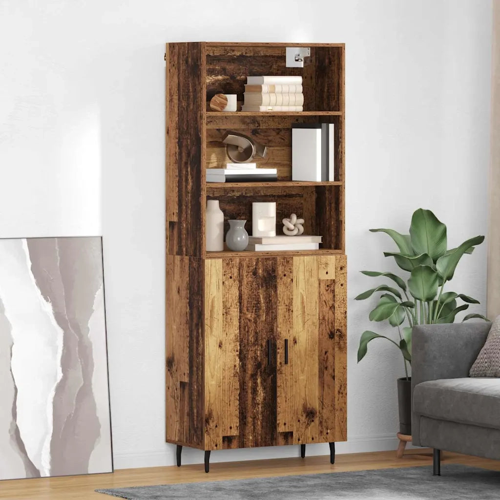 Credenza | Madia | Buffet da pranzo | Armadio da pranzo Legno vecchio 69,5 x 34 x 180 cm