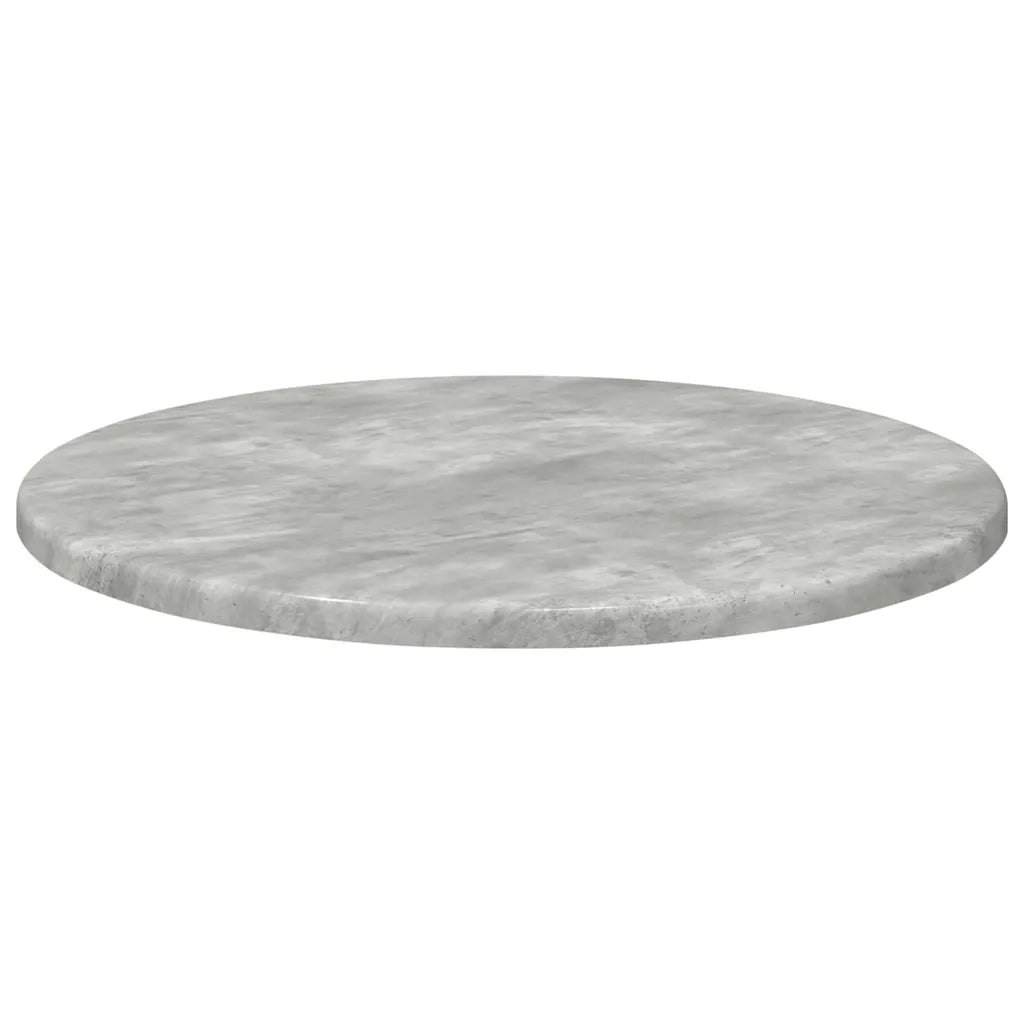 Piano del tavolo Grigio cemento Ø 40 x 1,5 cm Legno multistrato