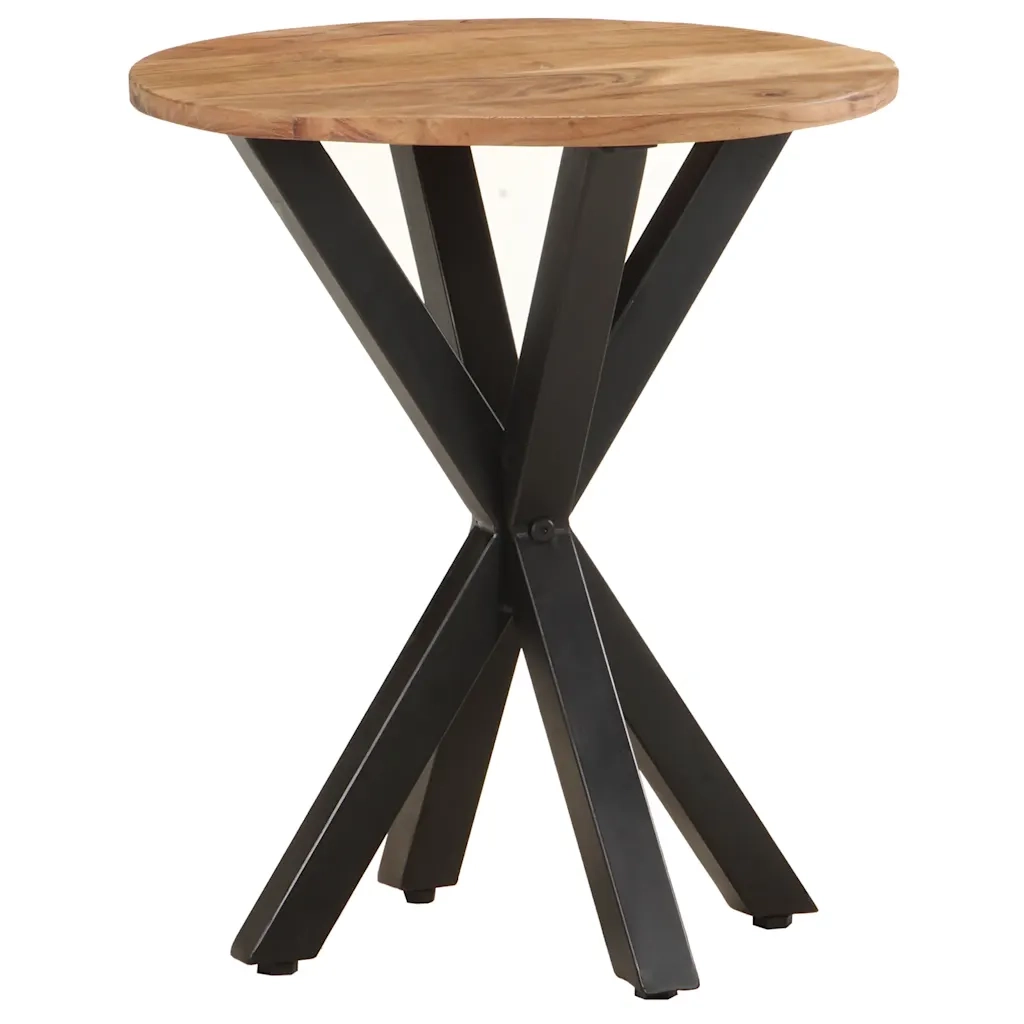 Tavolino | Tavolo laterale di Servizio 48x48x56cm in Legno Massello di Acacia