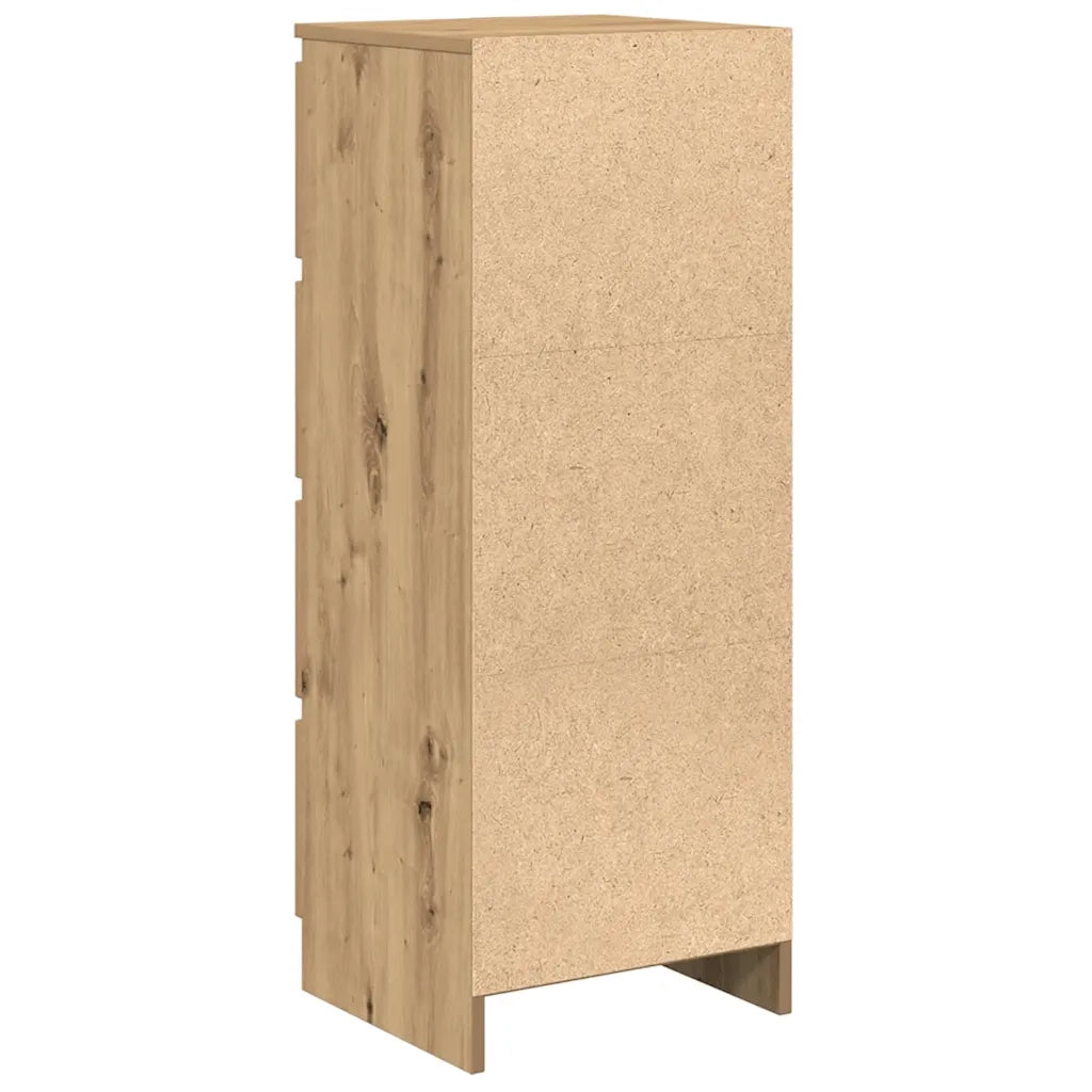 Credenza-Buffet-Armadio da cucina Rovere Artigianale 37,5x35x99 cm in Legno Multistrato