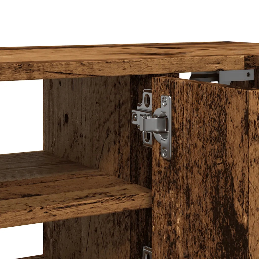 Armadietto a Muro Legno Vecchio 101x30x29 cm in Truciolato 856488