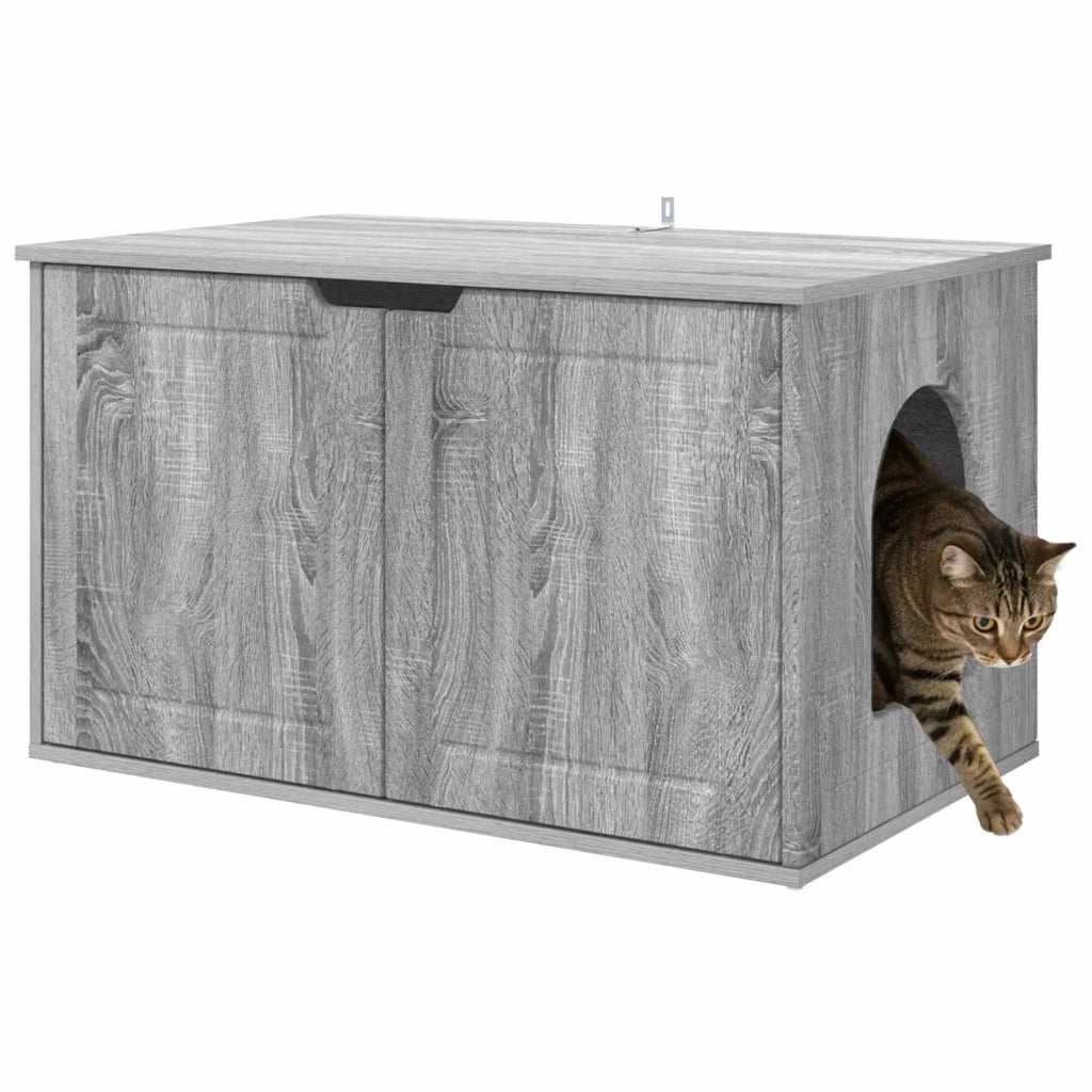 Casa per Gatti Grigio Sonoma 85 x 55 x 50,5 cm CFW7725589