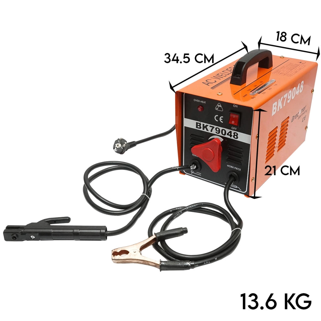 Saldatrice MMA 160A, 220V, elettrodo 1,6-3,2mm Breckner Germany