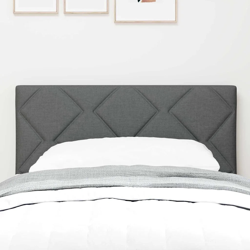 Testiera LED Grigio 80 cm Tessuto 3338175