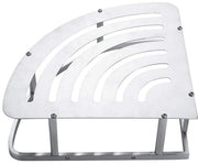 Tavolo doccia senza fori - Tavolo doccia angolare - Tavolino doccia - Tavolo doccia in acciaio inox - Resistente alla corrosione - Facile da installare - Kit di installazione doccia