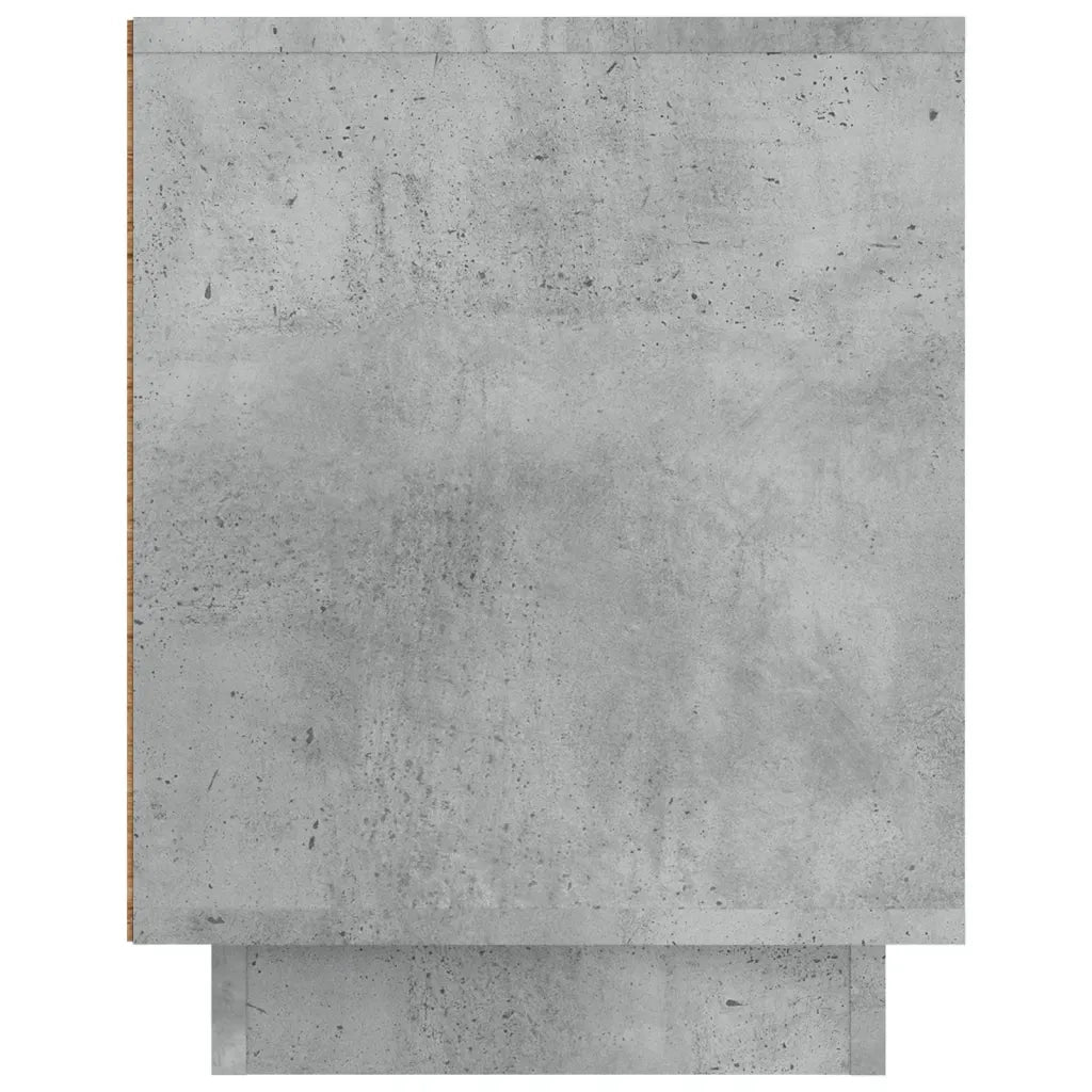 Mobile Porta TV Grigio Cemento 80x35x45 cm in Legno Multistrato 819856