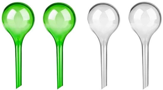 Palline di irrigazione per piante - 4 pezzi - Palline di plastica - Piante da appartamento - Piante da interni - Sistema di autoirrigazione - Sistema di irrigazione per piante