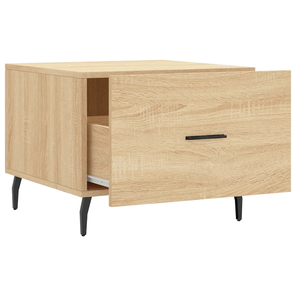 2 pz Tavolini salotto | Tavolino da caff¨¨ | Tavolino da Soggiorno Rovere Sonoma 50x50x40cm Legno Multistrato