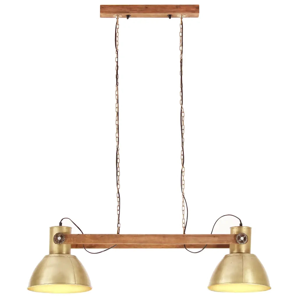 Lampada a Sospensione Industriale 25 W Ottone 109 cm E27 CFW5640815