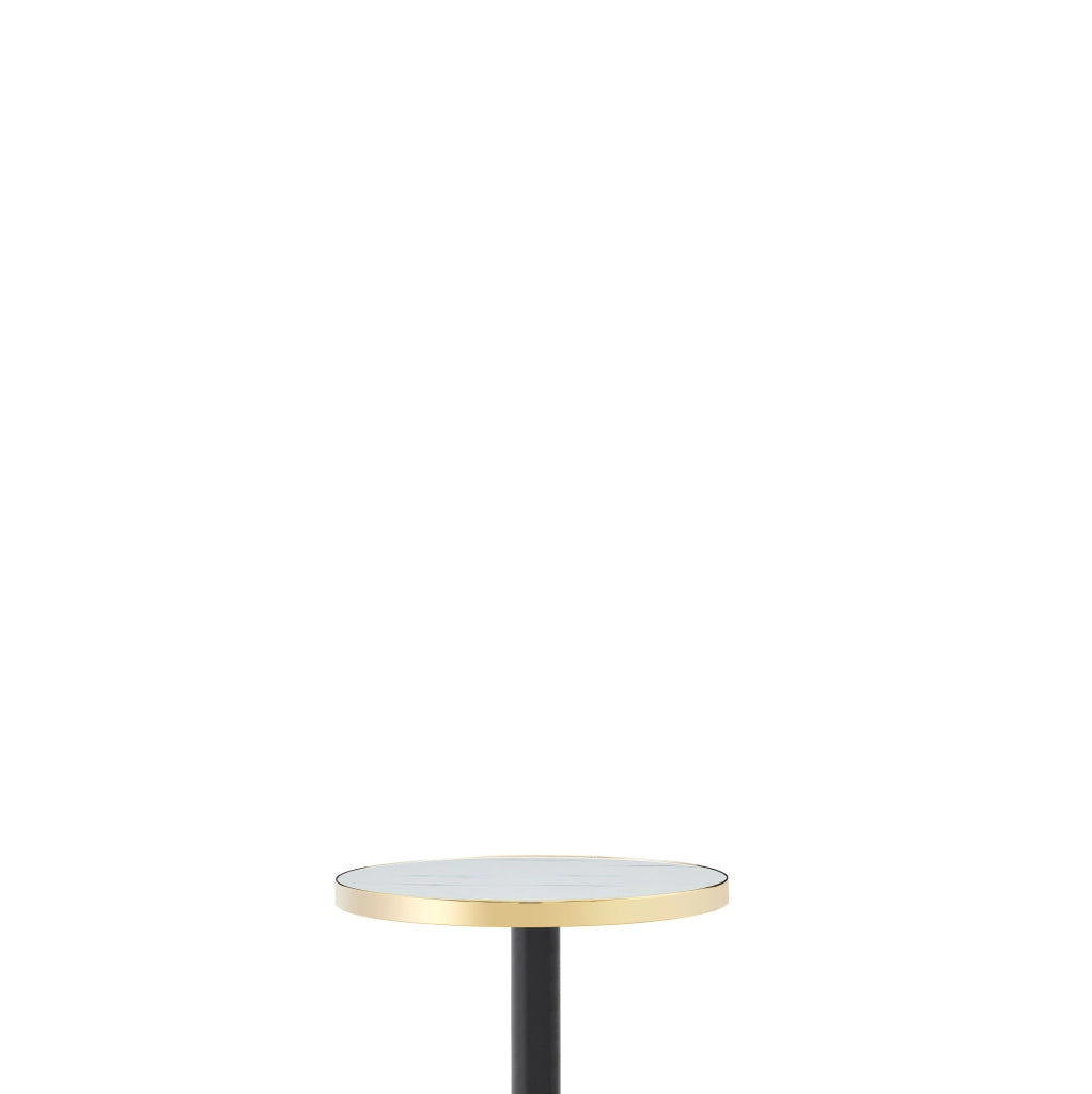 TAVOLINO Rotondo 75x71x23 cm Bianco MDF