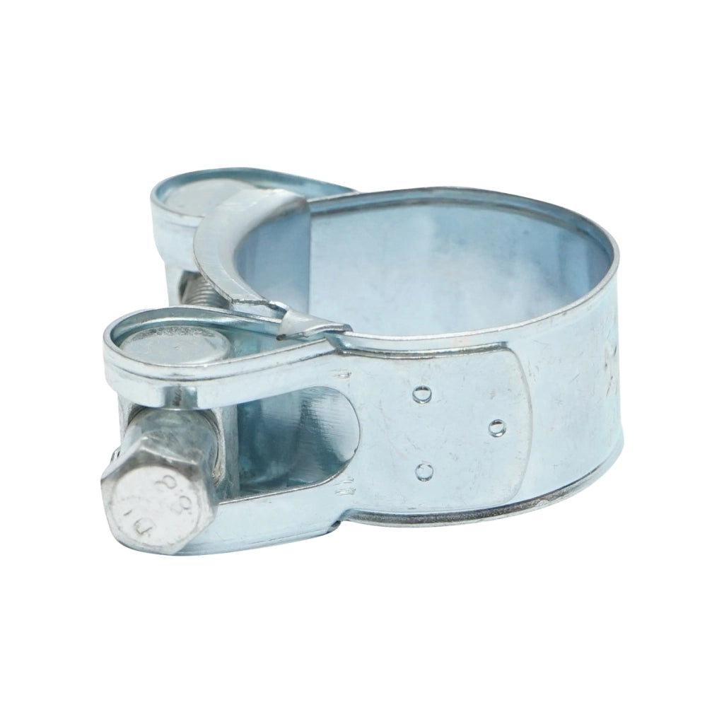 Morsetto di forza, morsetto in metallo zincato con vite W1 per tubi da 61-63 mm Breckner Germany
