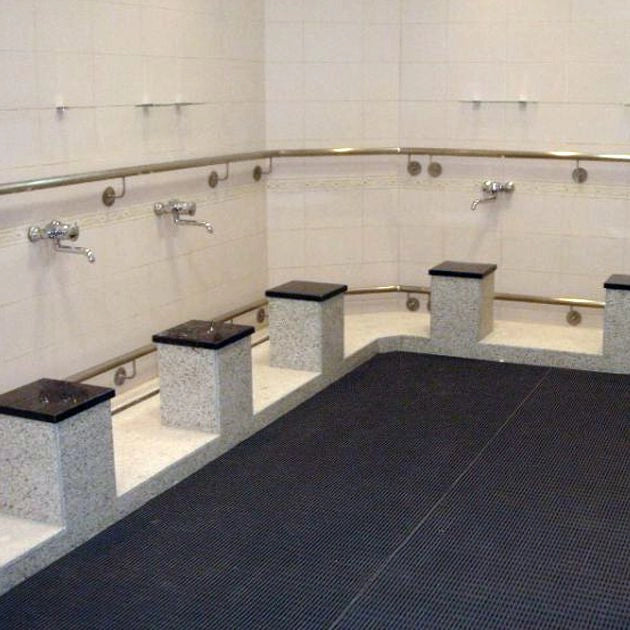 Tappetino Antiscivolo piscina FLOORLINE in pvc - Tappetino Antiscivolo Piscina Floorline In Pvc  Rotolo 10 M X 91 Cm, Colore White Colore: Beige, Misure: 10 X 0.60 m