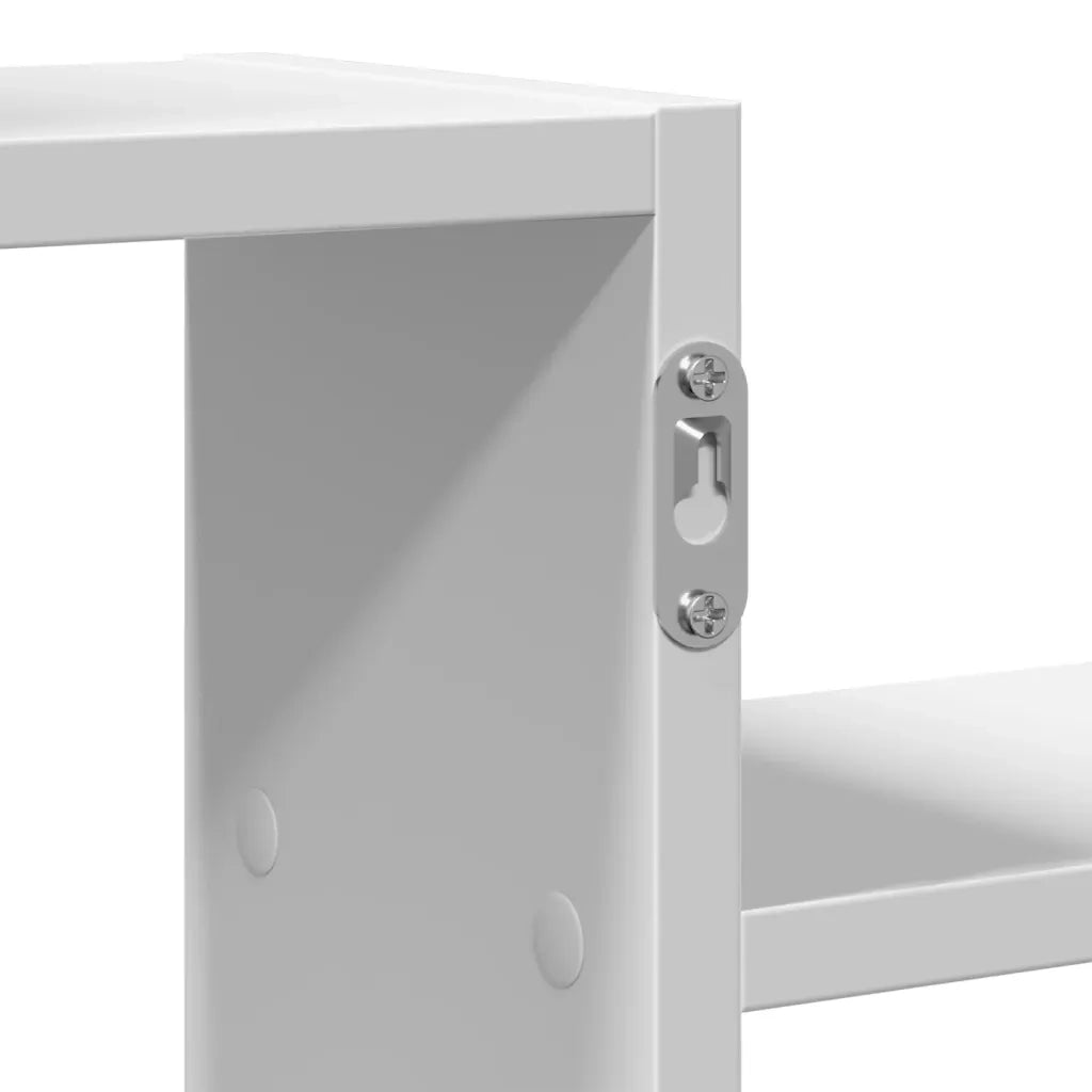Scaffale a Parete Bianco 104x15x49 cm in Legno Multistrato 853200