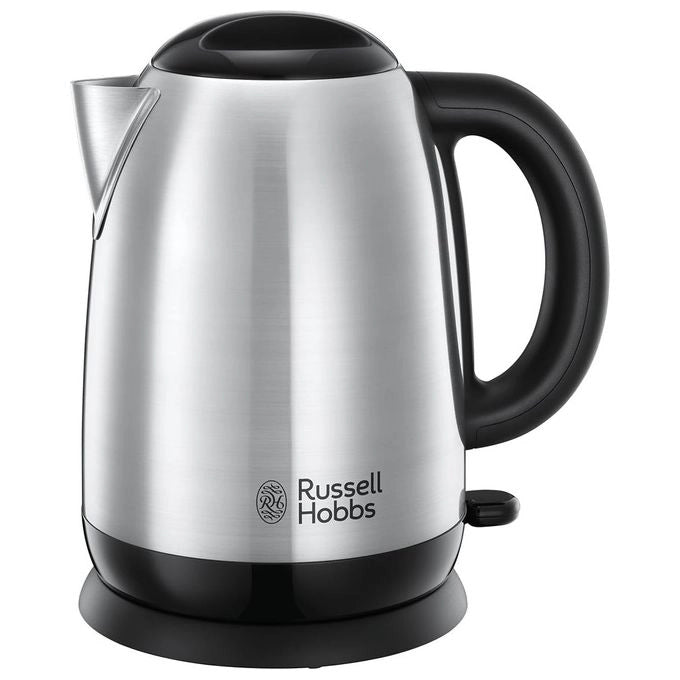 Russell Hobbs Adventure bollitore elettrico 1,7 L 2400 W Nero, Argento